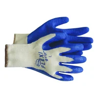 Guantes Boss Grip Hombre L Agarre Seguro con Palma en Látex Gris