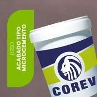 Pintura texturizada para muros Tipo Microcemento palo de rosa Lisso Corev Cuñete