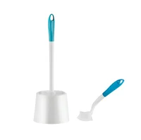 Combo Cepillo Baño Con Base + Cepillo Juntas Blanco