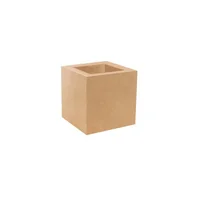 Matera Cubo Liso 25 cm Arena