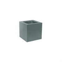 Matera Cubo Liso 25 cm Gris