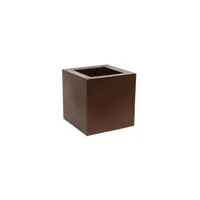 Matera Cubo Liso 25 cm Café