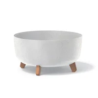 Matera Gracia Low Eco Wood 38 cm Blanco