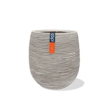 Matera Egg Rib 40 cm Marfil