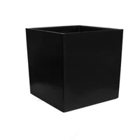 Matera Cubo Liso 48 cm Negro
