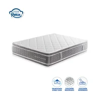 Colchón Sleep Sense Resortado King 200x200x35cm Set X 4 Unidades