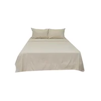 Sábana Semidoble Natural Hometex Vainilla Hometex