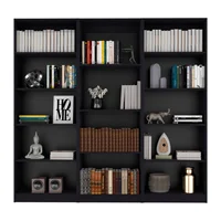 Combo Home 180x62x29cm Wengue Tres Bibliotecas