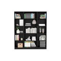 Combo Home 180x62x29cm Wengue Tres Bibliotecas