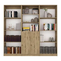 Combo Home 180x62cm Macadamia Tres Bibliotecas