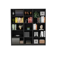 Combo Home 180x62x29cm Wengue Tres Bibliotecas