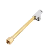 Inflador Cabeza Doble de Latón 1/4 Npt para Llanta Toolcraft