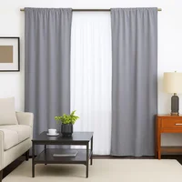 Set de 4 Cortinas 140x220 cm Milán Plata