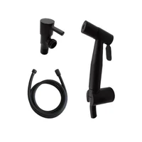 Ducha Bidet Element Con Válvula Negro Mate