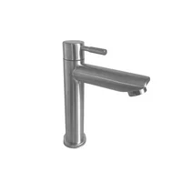 Grifería Single Acero Inox Baja Agua Fria Consumo 7.5 l/min