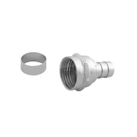 Set 100 Plug Tipo Campana para Cable Coaxial Rg59 Fulgore