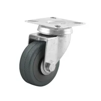Rodachina Rueda Pvc 2'' Toolcraft 35 kg Móvil Con Freno