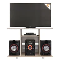 Mesa para TV y Sonido Munich 100x67x35cm Ceniza