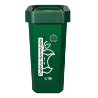 Caneca Plástica Vaivén 53 Litros Verde Eco Orgánico Aprovechable