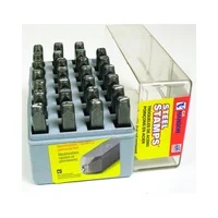 Kit de Sellos de Letras. Acero 1/4 Pulgadas