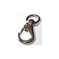 Mosquetón Giratorio De Enganche Rápido conOjo Red Níquel 2.54 Cm