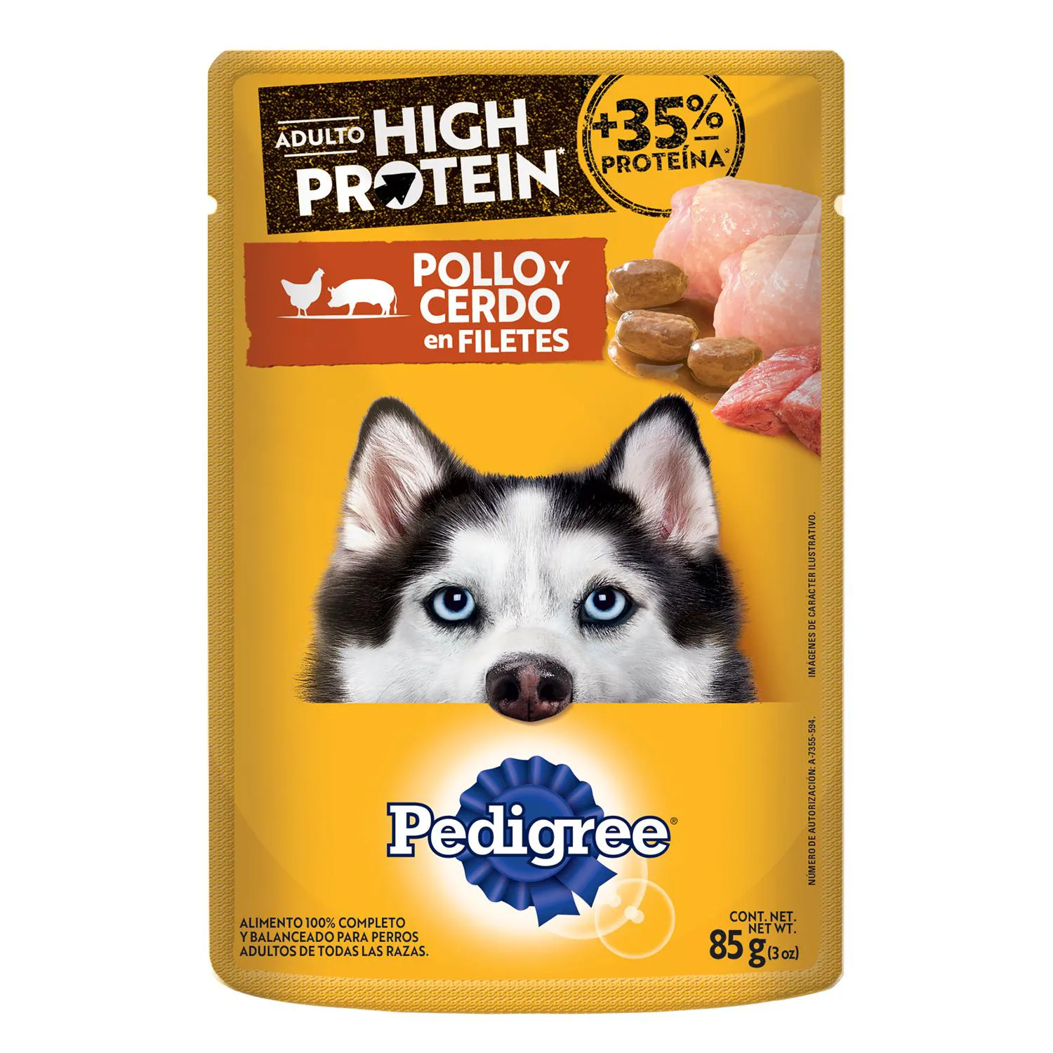 Comida Húmeda Para Perros Pedigree Pollo Y Cerdo 85gr Pedigree