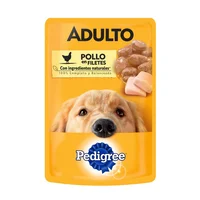 Comida Húmeda Para Perros Pedigree Adultos Pollo X 100gr Pedigree