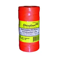 Cable #18x1000ft Trenzado Naranja Fluorescente