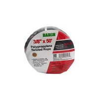 Cuerda de Polipropileno Naranja/negra 9.53mmx15.2