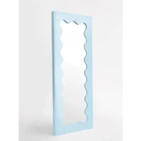 Espejo Ondulado De Piso - Azul - 60 X 150 Cm Homus