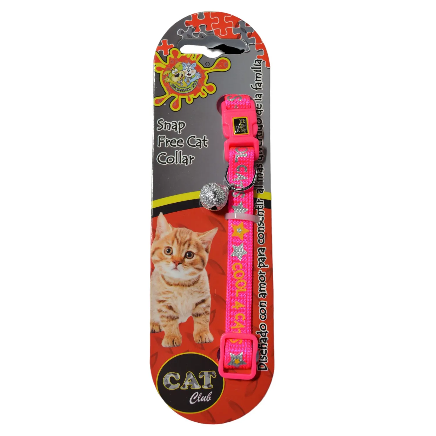 Collar Importado Para Gato Cool Cat Fucsia