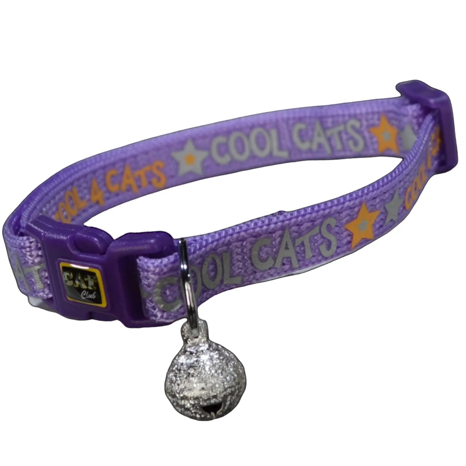 Collar para gato cool cats morado colmascotas