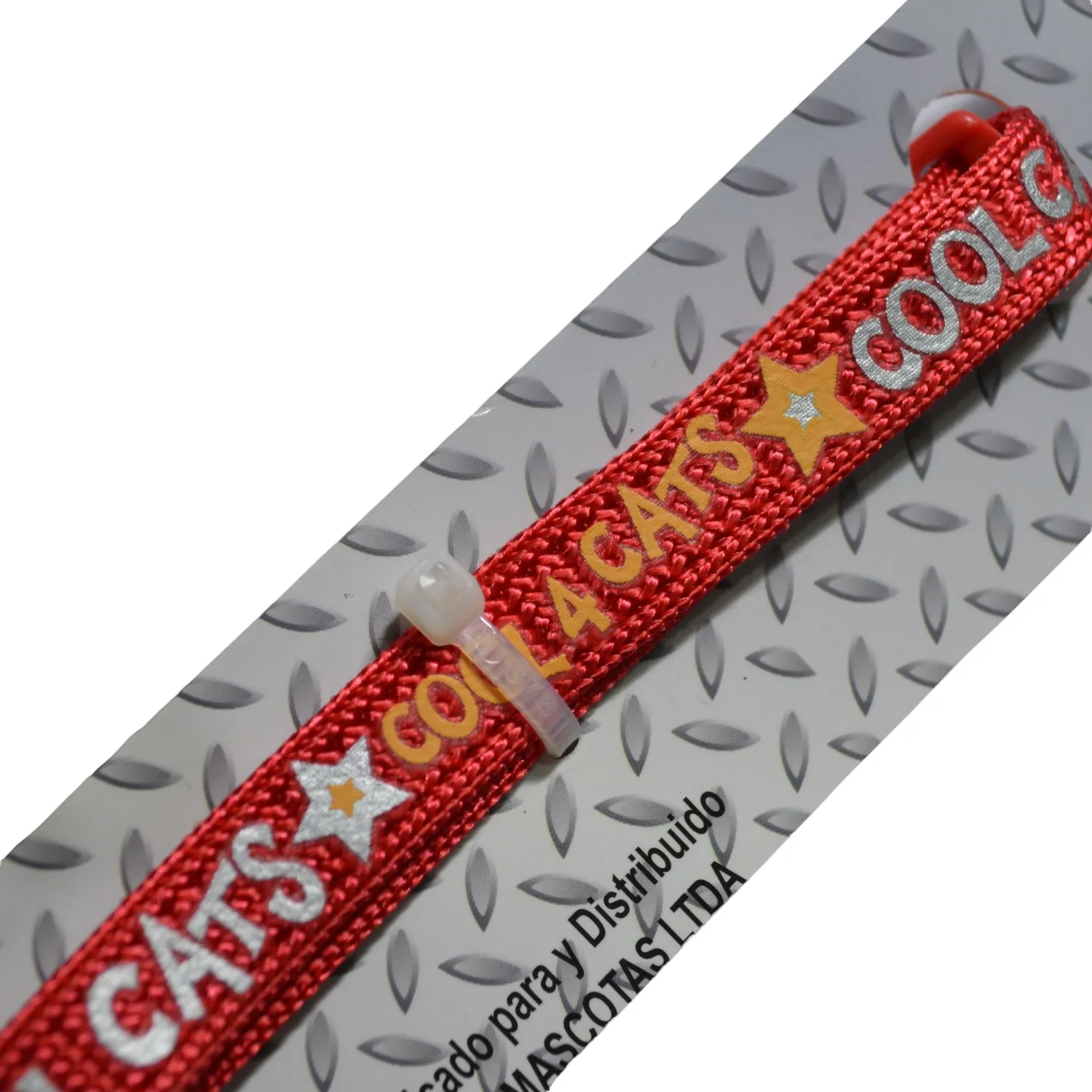 Collar para gato cool cats rojo colmascotas 3