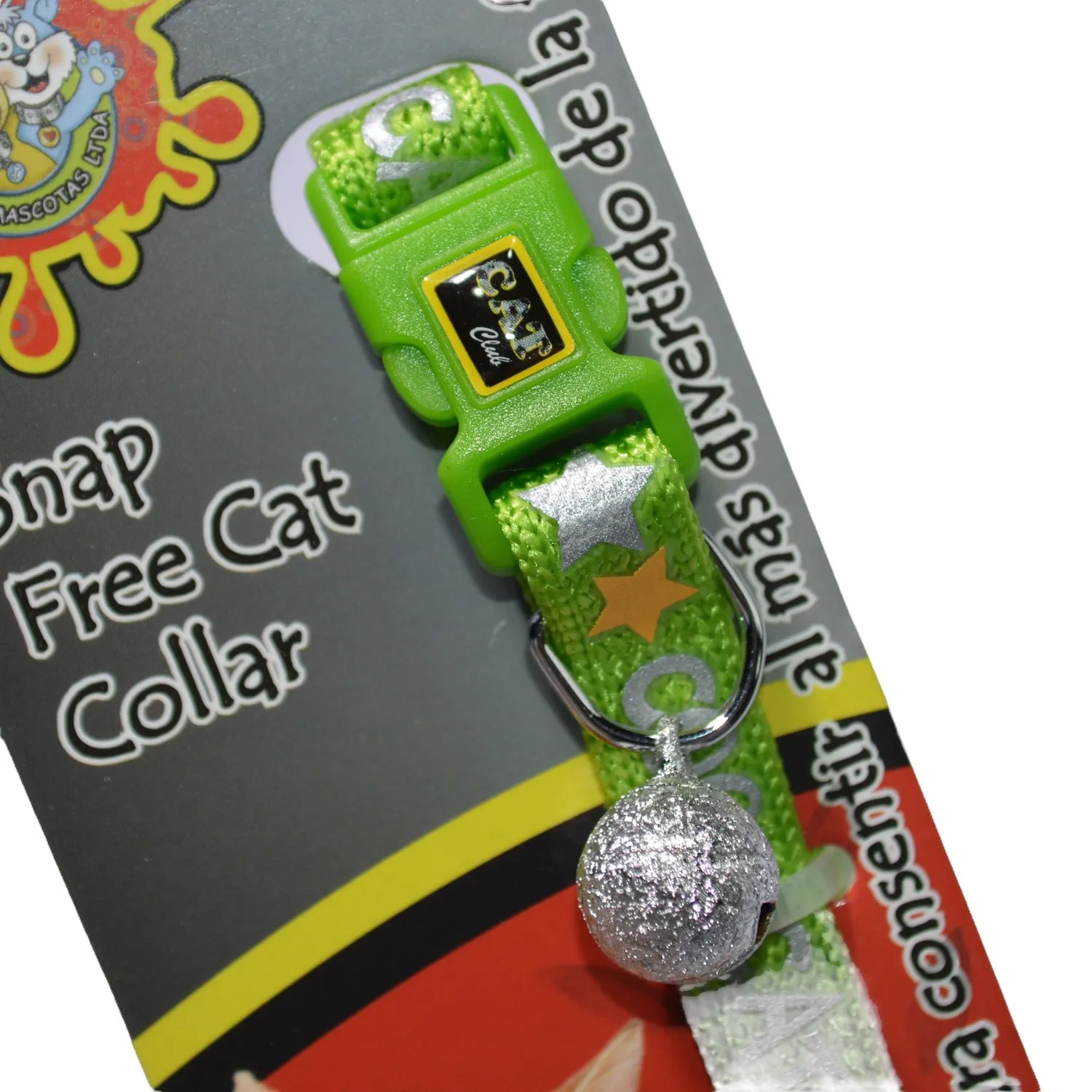 Collar para gato cool cats verde colmascotas 4