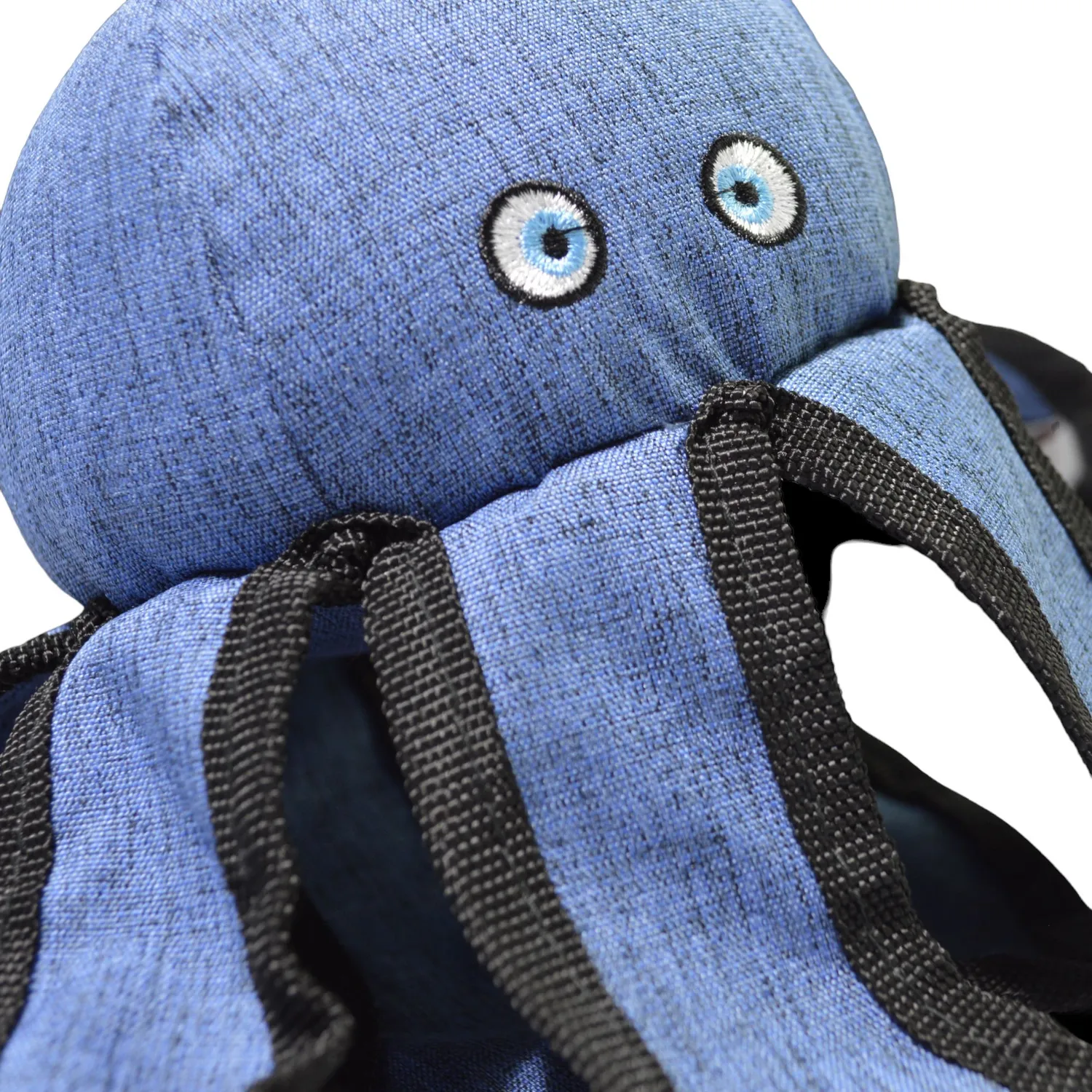 Peluche para perro pulpo manotas en jean 32x33cm colmascotas 4