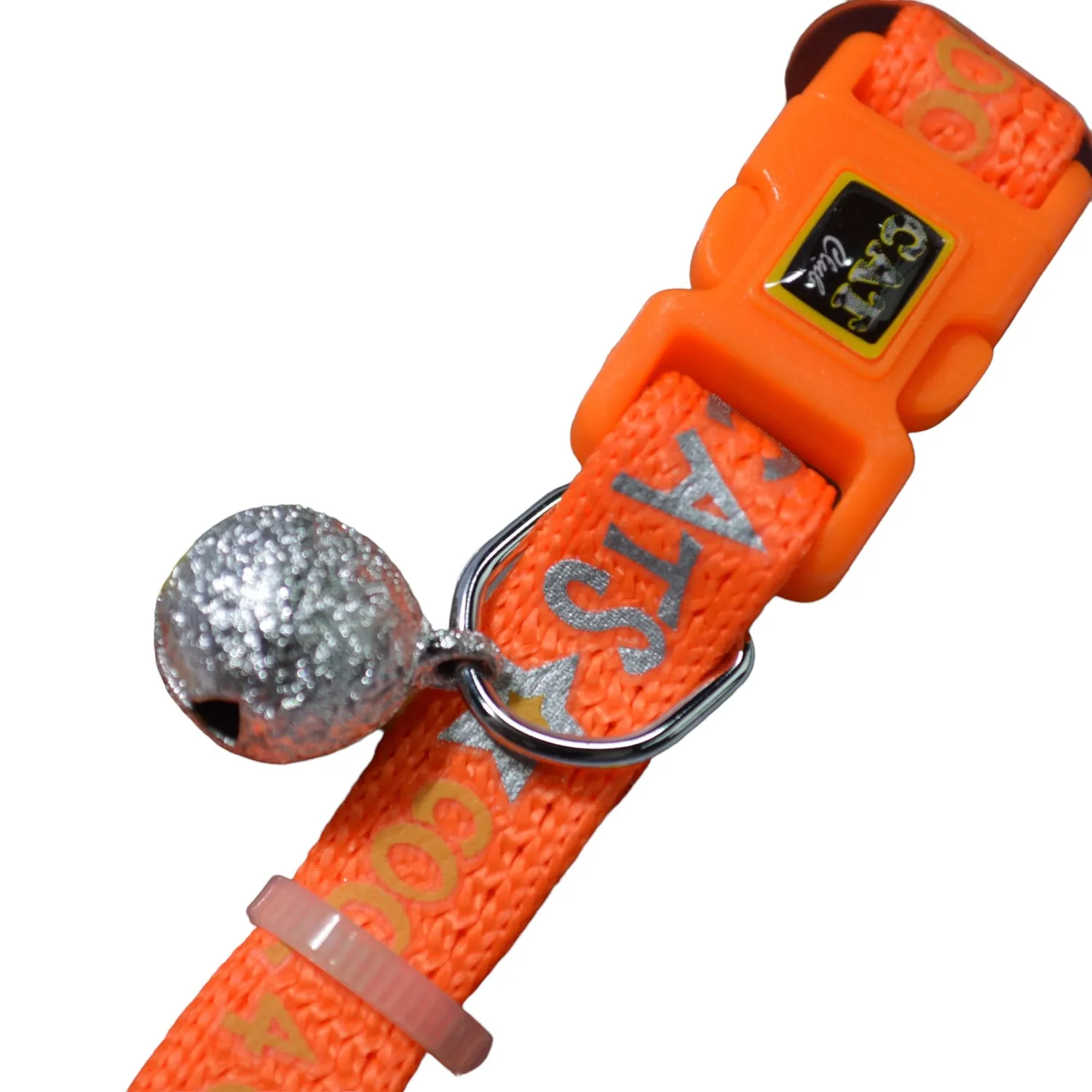 Collar para gato cool cats naranja colmascotas 7
