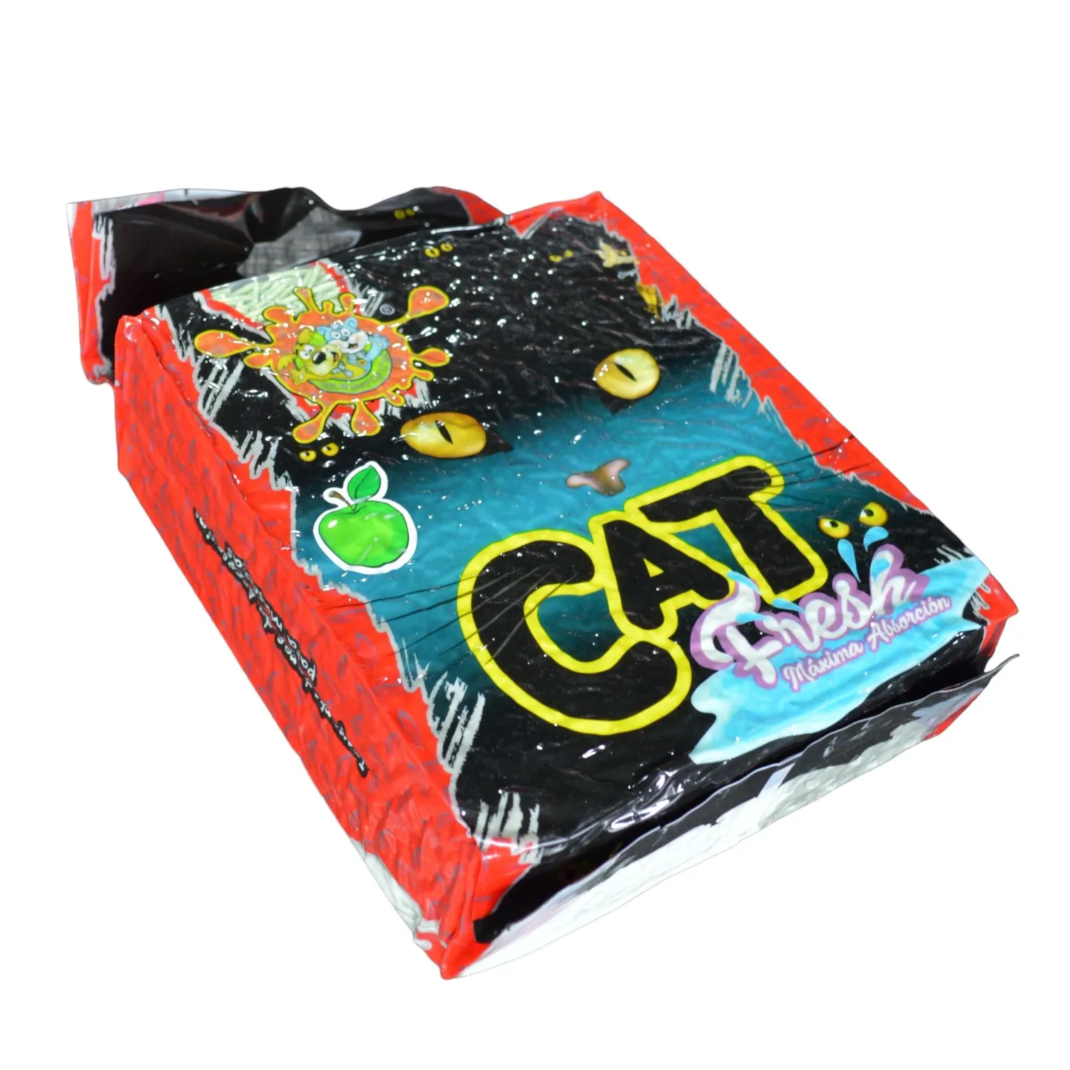 Arena Sanitaria Ecológica de Soja y Antialérgica para Gatos Aroma Manzana 2.4kg