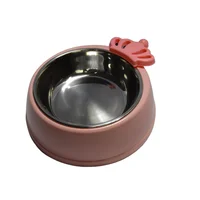 Comedero para mascotas deluxe reina rosa pequeño 18cm colmascotas