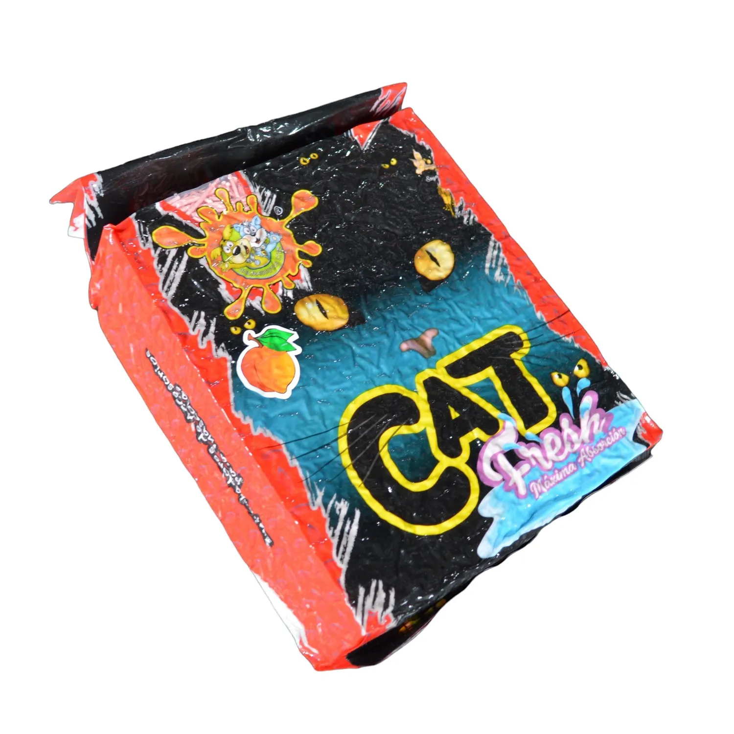 Arena Sanitaria Ecológica de Soja y Antialérgica para Gatos Aroma Durazno 2.4kg