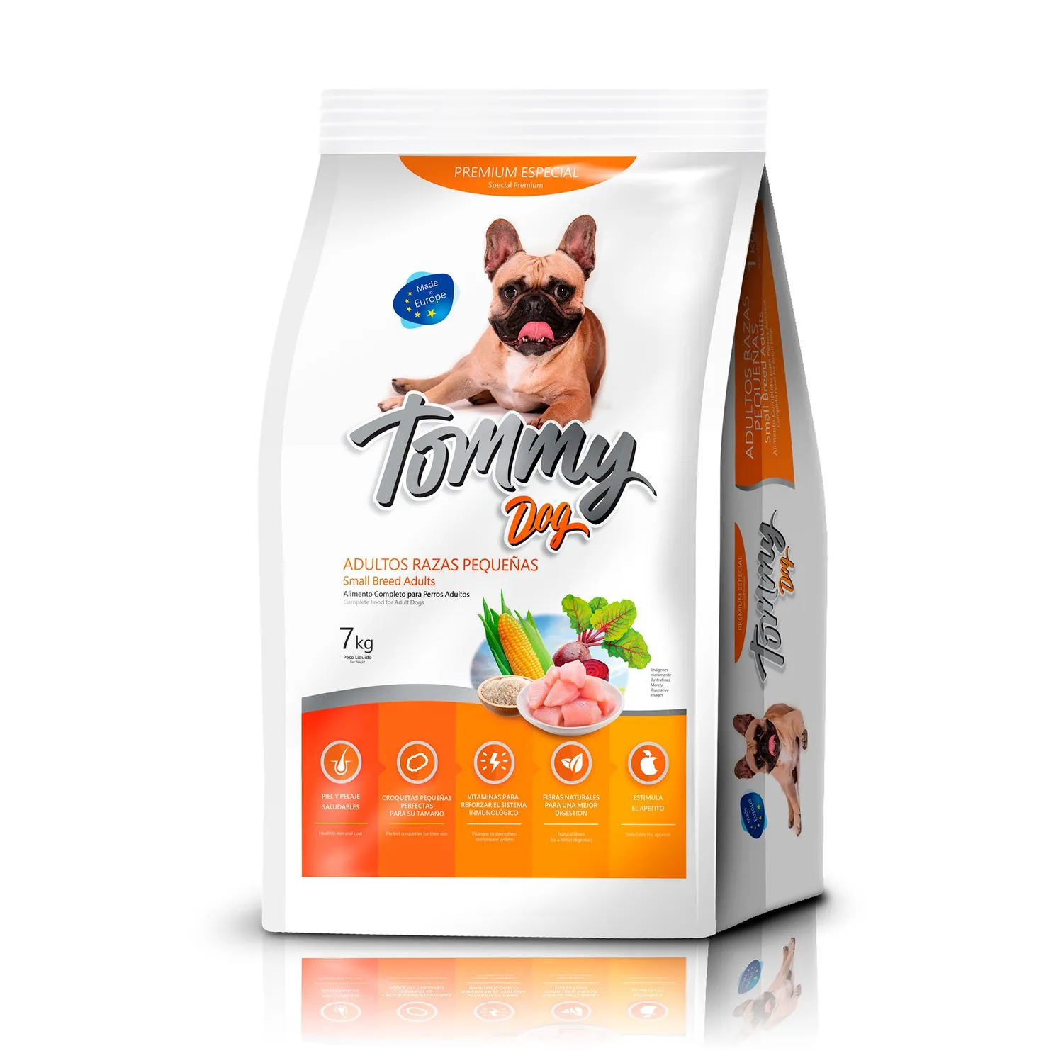 Comida Seca Para Perros Tommy Dogs Adulto Raza Pequeña X 7 Kg Tommy Dogs