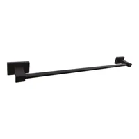 Toallero Stretto Barra 52 Cm Rubo Negro Mate