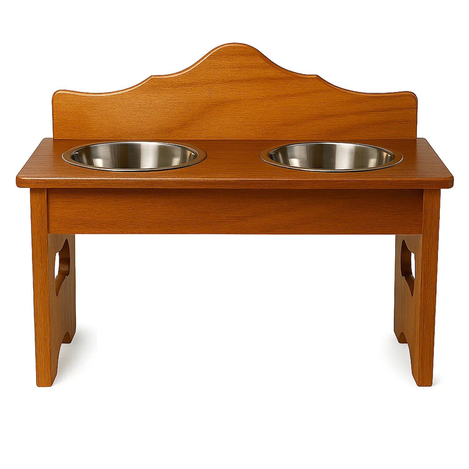 Comedero Crown M Pino-Platos Metalicos Madelau 4