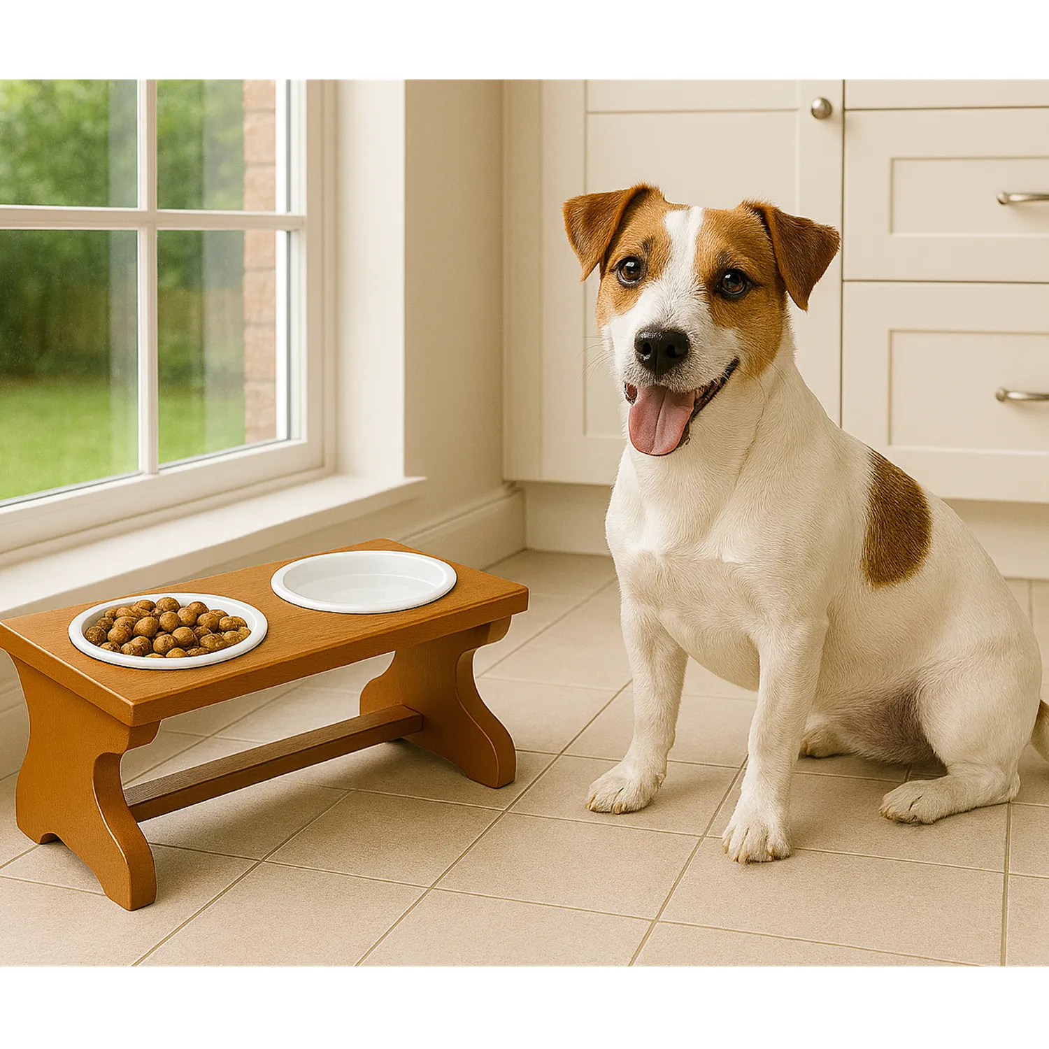 Comedero Para Perro Basic M Pino-Platos Ceramica Madelau
