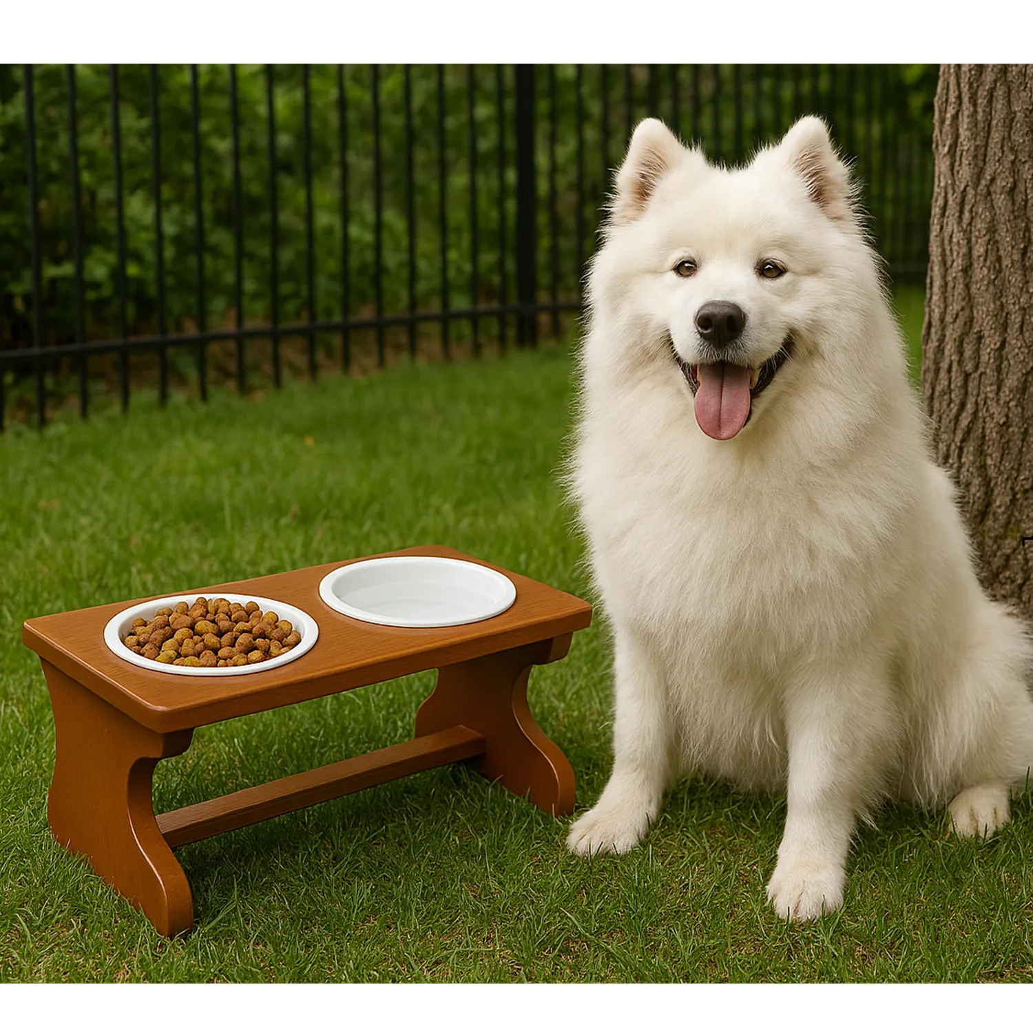 Comedero Para Perro Basic L Pino-Platos Ceramica Madelau