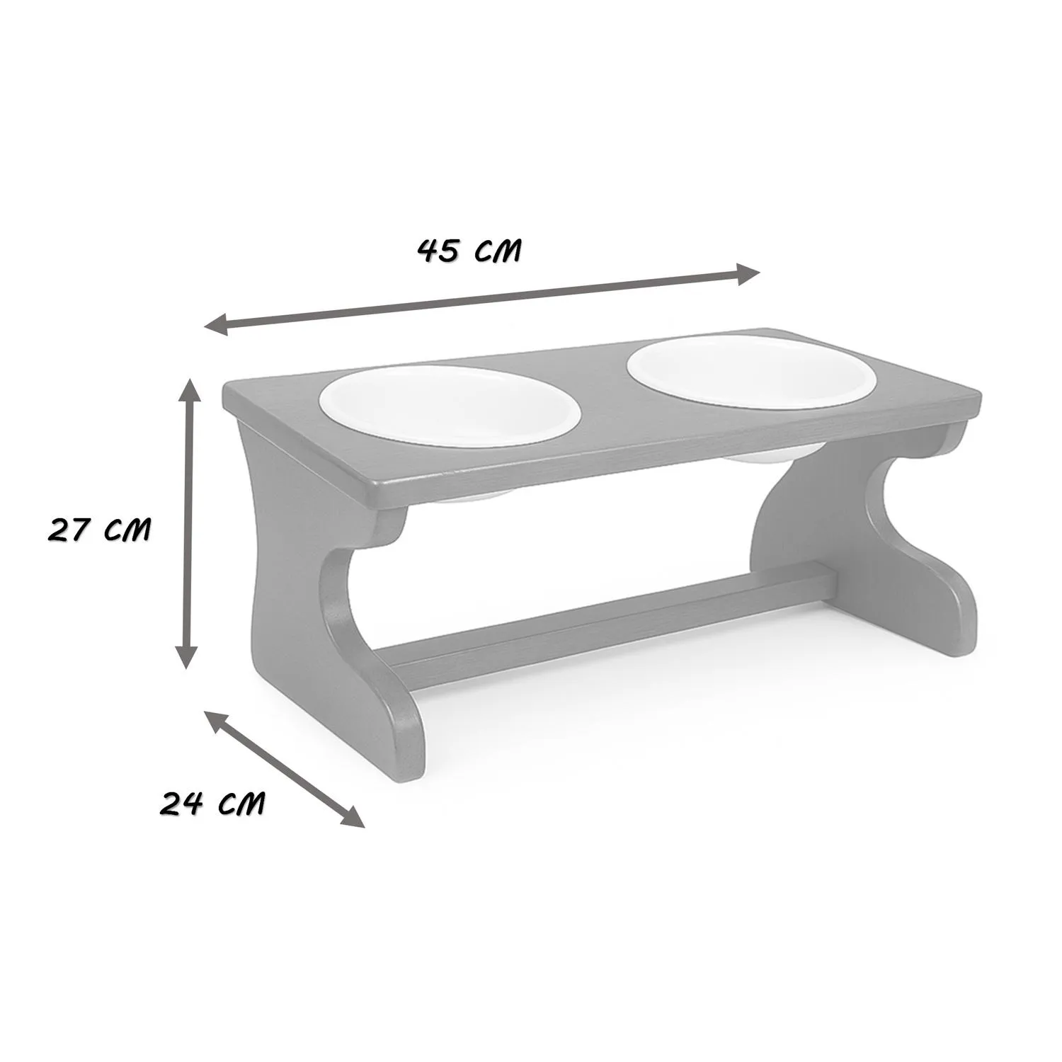 Comedero Para Perro Basic L Pino-Platos Ceramica Madelau 4