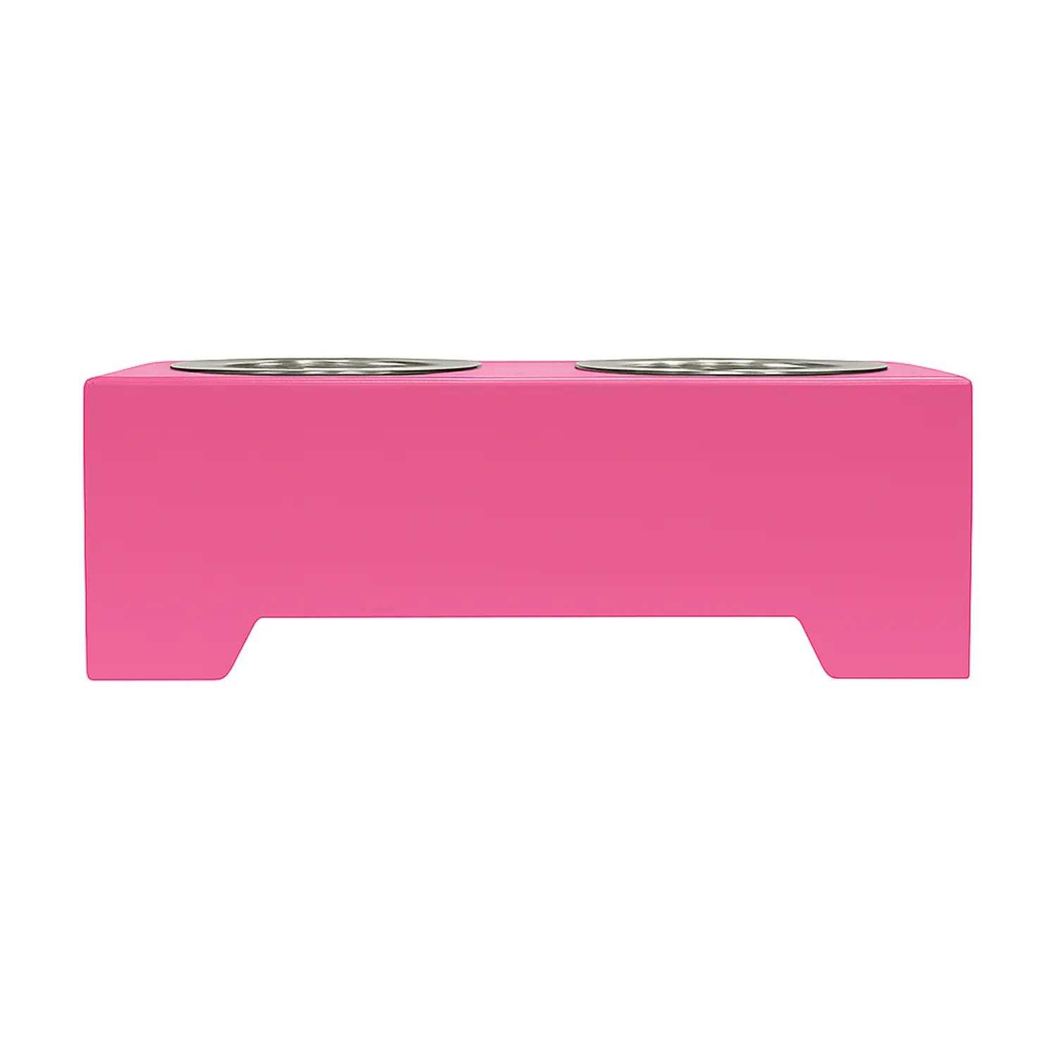 Comedero Para Perro S Pino-Platos Metalicos Rosa Madelau 4