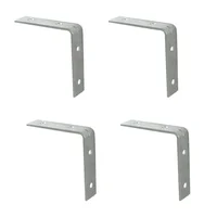 Escuadra Refuerzo 2-1/2Pg 4Und Galvanizada