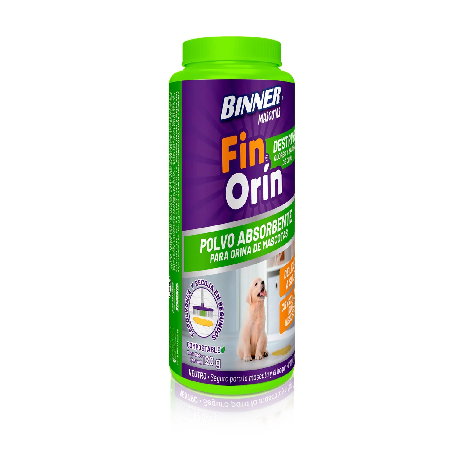 Polvo Absorbente De Orines Para Perro 120g 3
