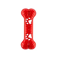 Hueso Mordedor Para Perros Med Anti-Sarro Rojo