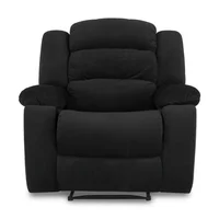 Silla Reclinable Dakota 1 Puesto Tela Negro